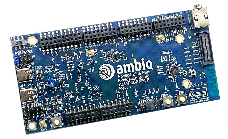 Ambiq Apollo4 Blue Plus KXR Evaluation Board